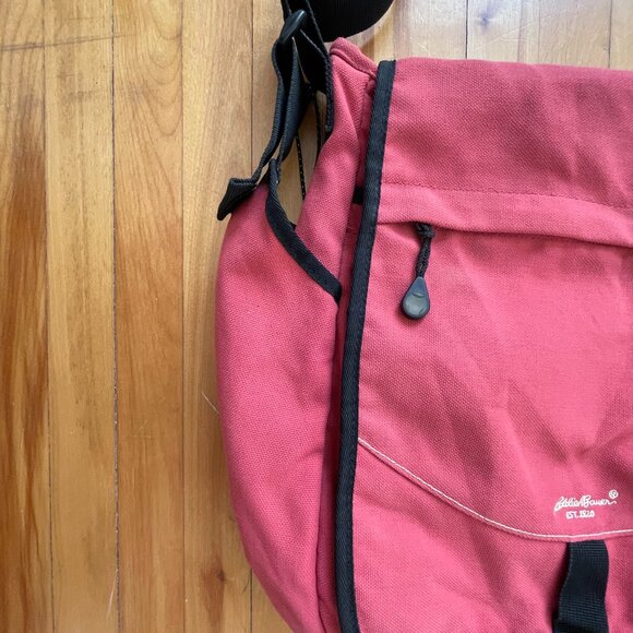 Vintage EDDIE BAUER Canvas Satchel/Messenger Bag - Picture 4 of 5